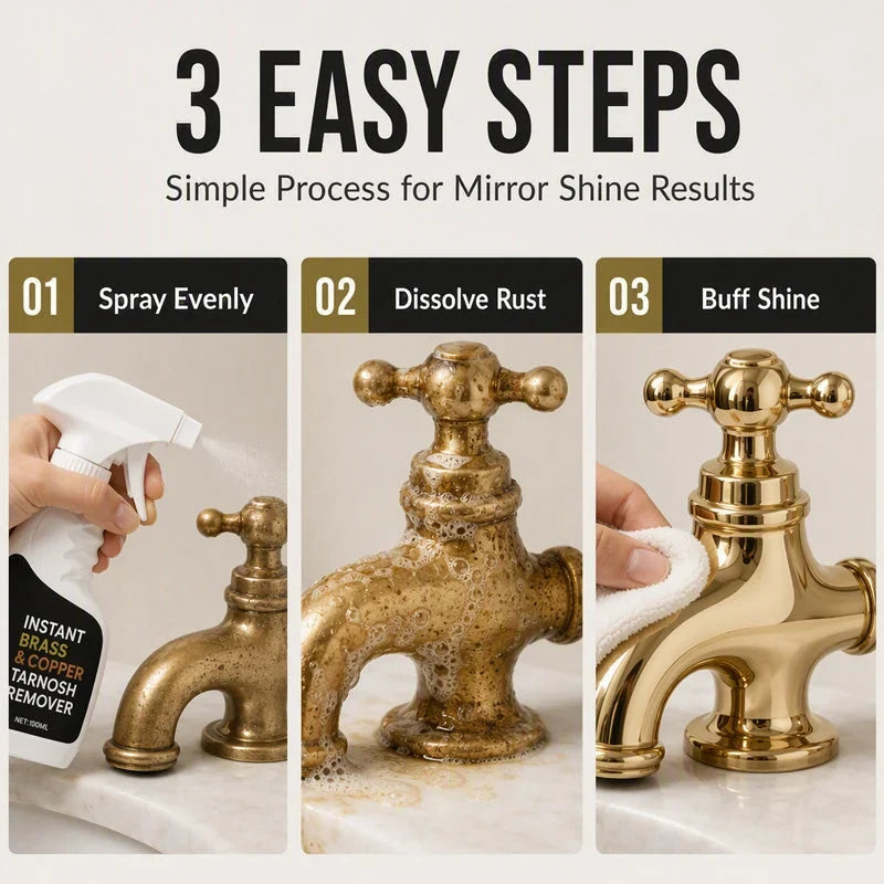 Instant Brass Tarnish Remover Spray ✨ | 🔥 Buy 1 Get 1 Free 🔥
