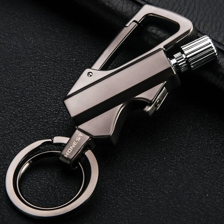 🔥🧲 Pocket Infinity Match Lighter – EDC Multitool Keychain Opener