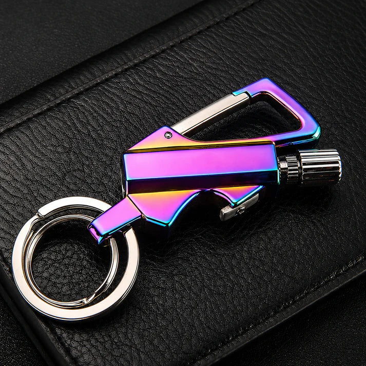 🔥🧲 Pocket Infinity Match Lighter – EDC Multitool Keychain Opener