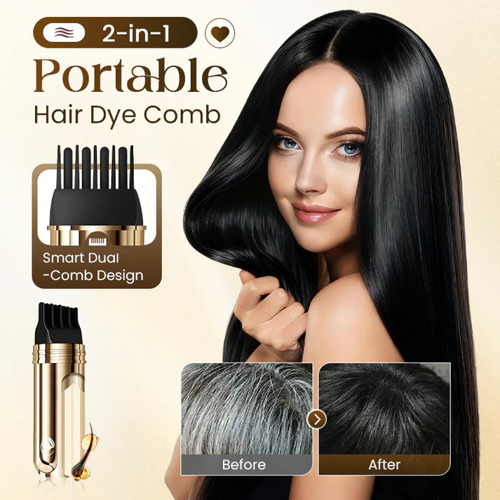 ✨2-in-1 Convenient Hair Dye Comb For Gray Hair（67% OFF） Main image