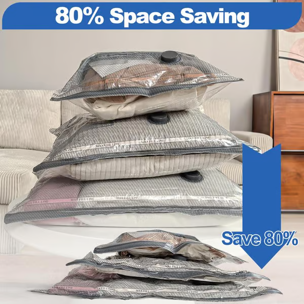 🎁 Hot Sale 50% OFF 🔥6-Pack USB Electric Vacuum Compression Bags – Save Space, Travel Light!