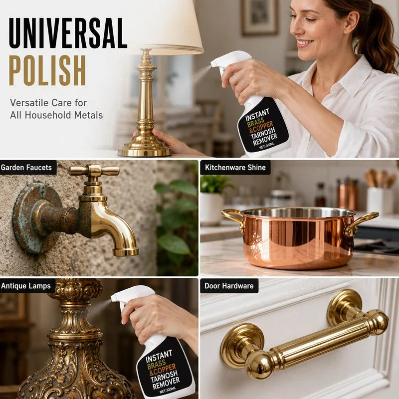 Instant Brass Tarnish Remover Spray ✨ | 🔥 Buy 1 Get 1 Free 🔥