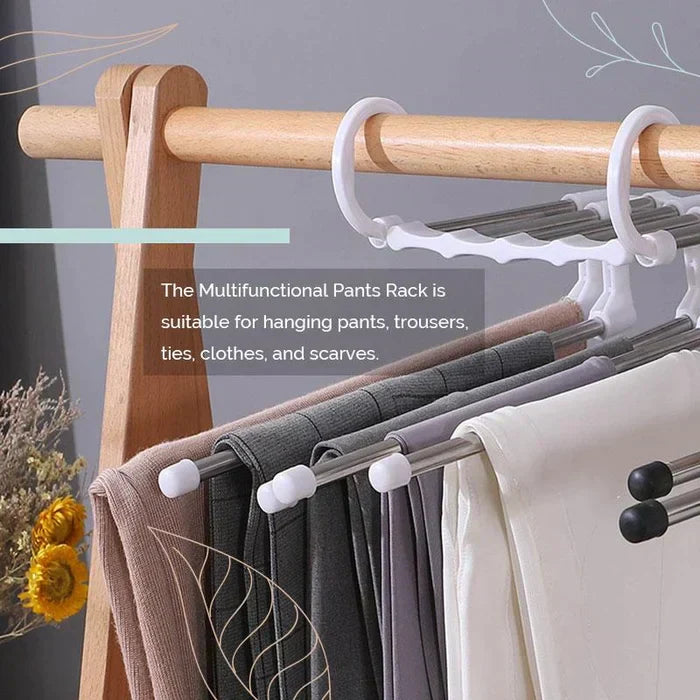 👑✨ Multifunctional Trouser Rack – Space-Saving and Practical 🌟🏆