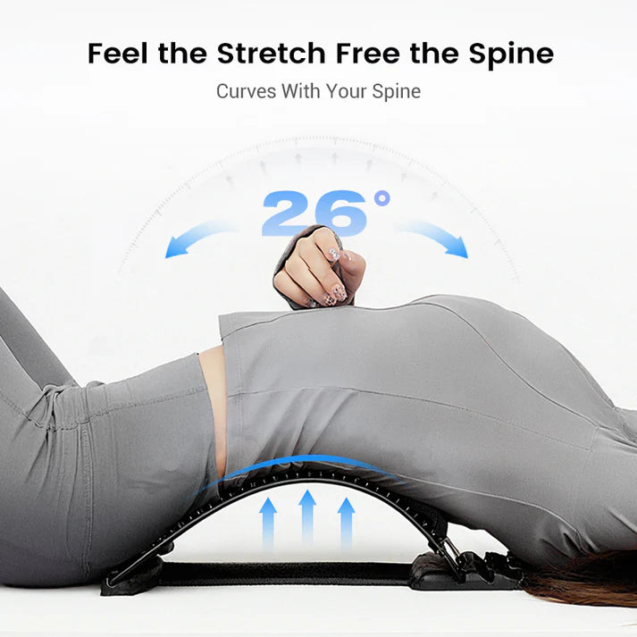 Magnetic Therapy Acupuncture Massage Lumbar Back Stretcher Secondary image