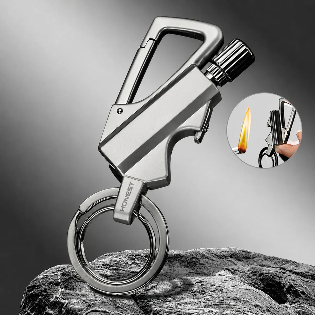 🔥🧲 Pocket Infinity Match Lighter – EDC Multitool Keychain Opener