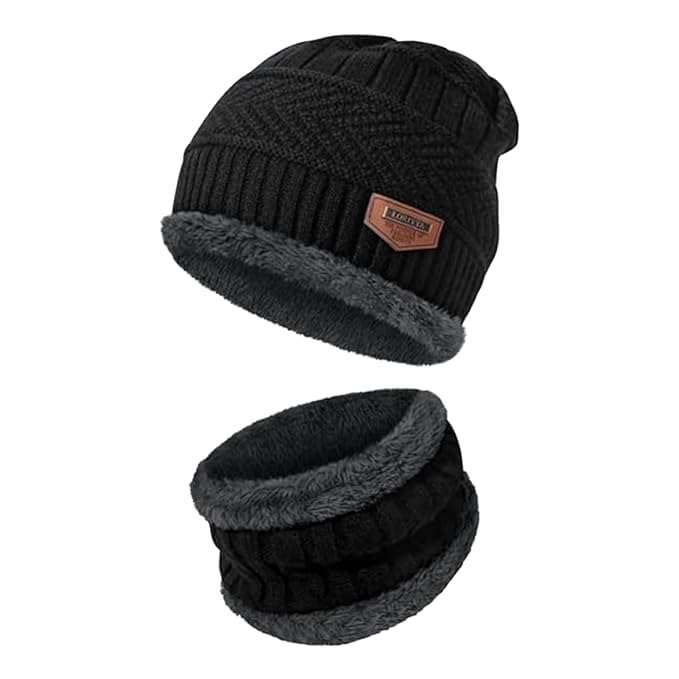 Beanie Cap & Muffler for Men (set) Secondary image