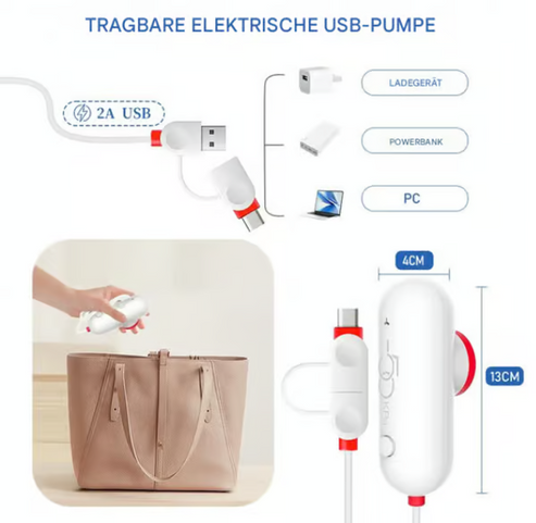 🎁 Hot Sale 50% OFF 🔥6-Pack USB Electric Vacuum Compression Bags – Save Space, Travel Light!