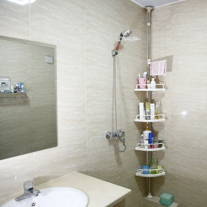 Globetrek° AdjustableRack: Extendable bathroom organizer, adjustable rack