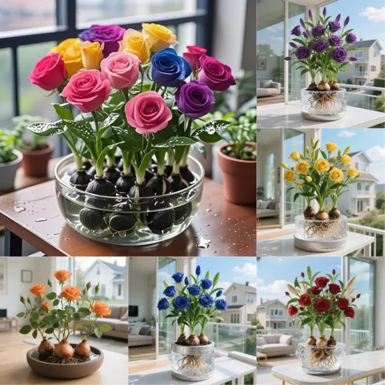 ✨Hydroponic Rose Bulbs -Enchanting Fragrant🌹Can be grown in water or soil Main image