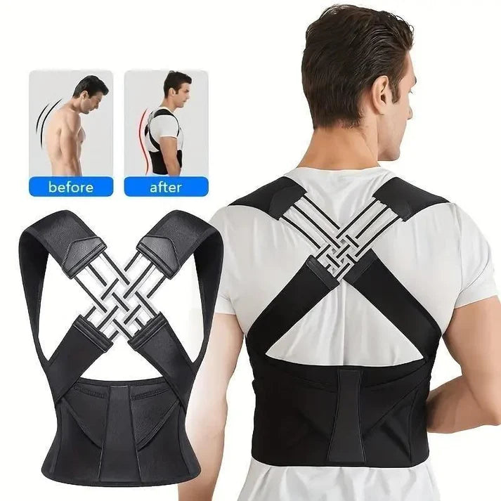 Adjustable Back Posture Corrector Belt for Men and Women Main image