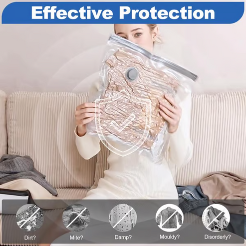 🎁 Hot Sale 50% OFF 🔥6-Pack USB Electric Vacuum Compression Bags – Save Space, Travel Light!