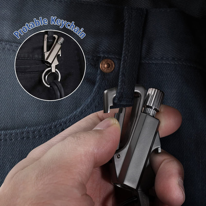 🔥🧲 Pocket Infinity Match Lighter – EDC Multitool Keychain Opener