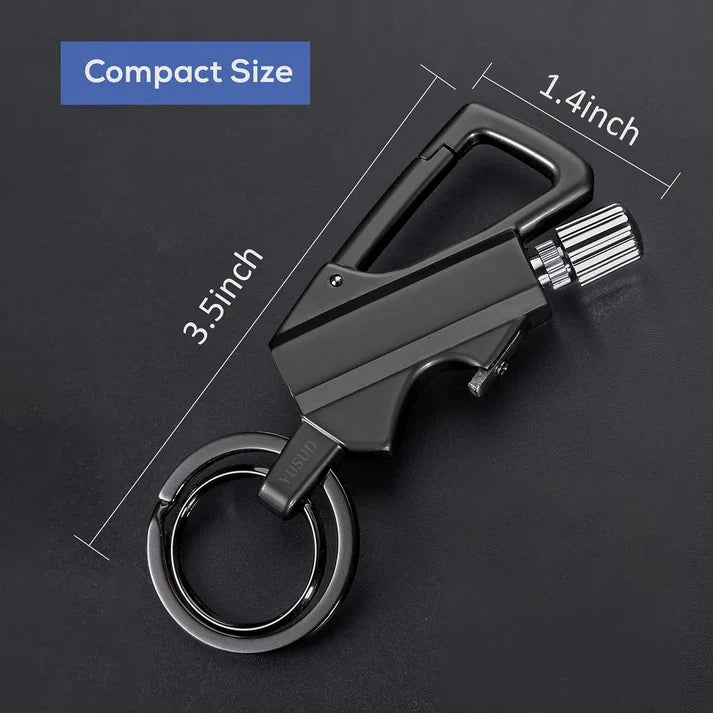 🔥🧲 Pocket Infinity Match Lighter – EDC Multitool Keychain Opener