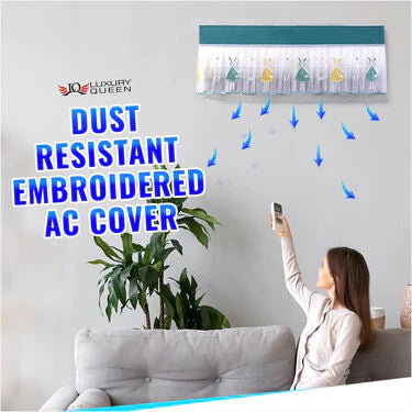 Dust Resistant Embroidery AC Cover Main image