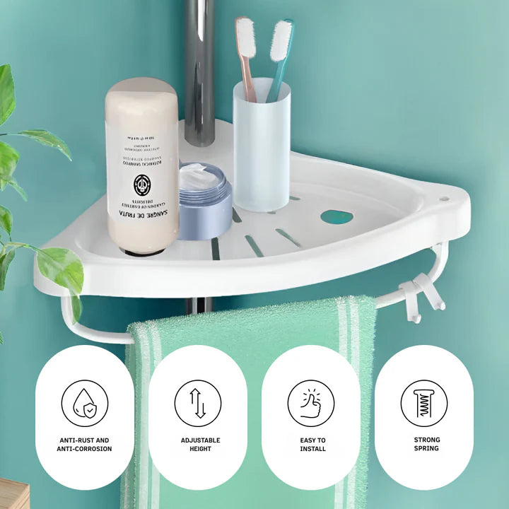 Globetrek° AdjustableRack: Extendable bathroom organizer, adjustable rack