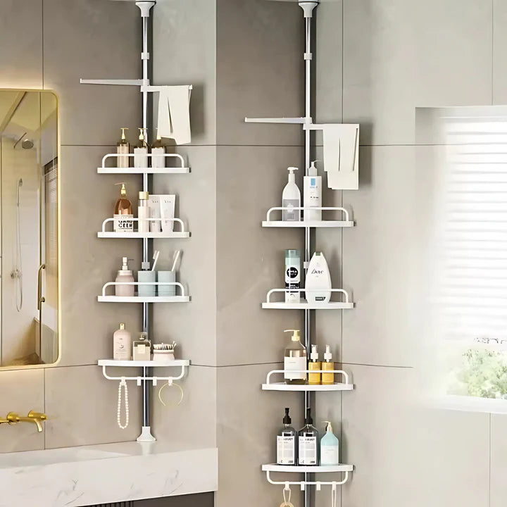 Globetrek° AdjustableRack: Extendable bathroom organizer, adjustable rack Main image