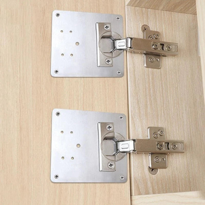HingeSaver Stainless Steel Cabinet Hinge Repair Kit Main image