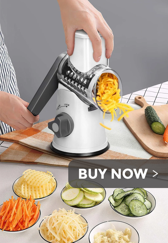 3 in 1 Rotary Grater Vegetable Slicer Main image