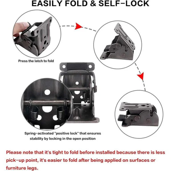 🔥Hot Sales now 49% OFF🔥🎉90° Self-locking Hinge: Anti-corrosion, Invisible Design