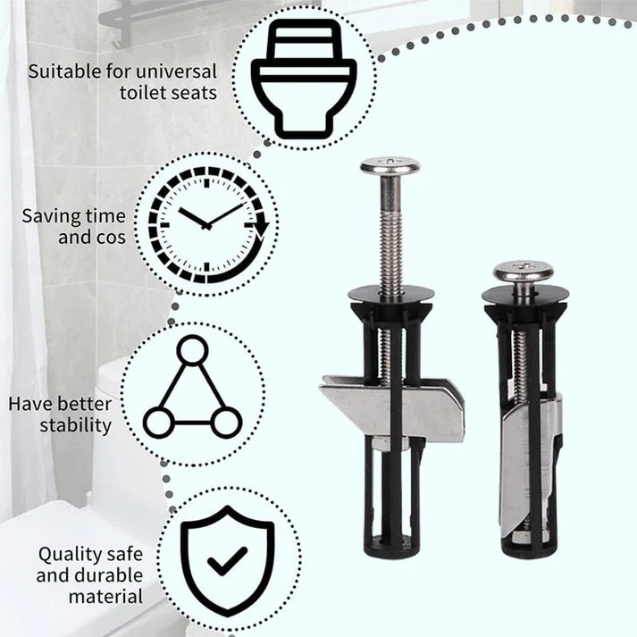 🔥Buy 1 Get 1 Free🔥Heavy Duty Toilet Seat Fastener Bolt kit
