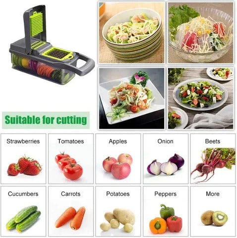 🎊 16-piece set 🎊 🎊 Multi-functional fruit and vegetable slicer Secondary image