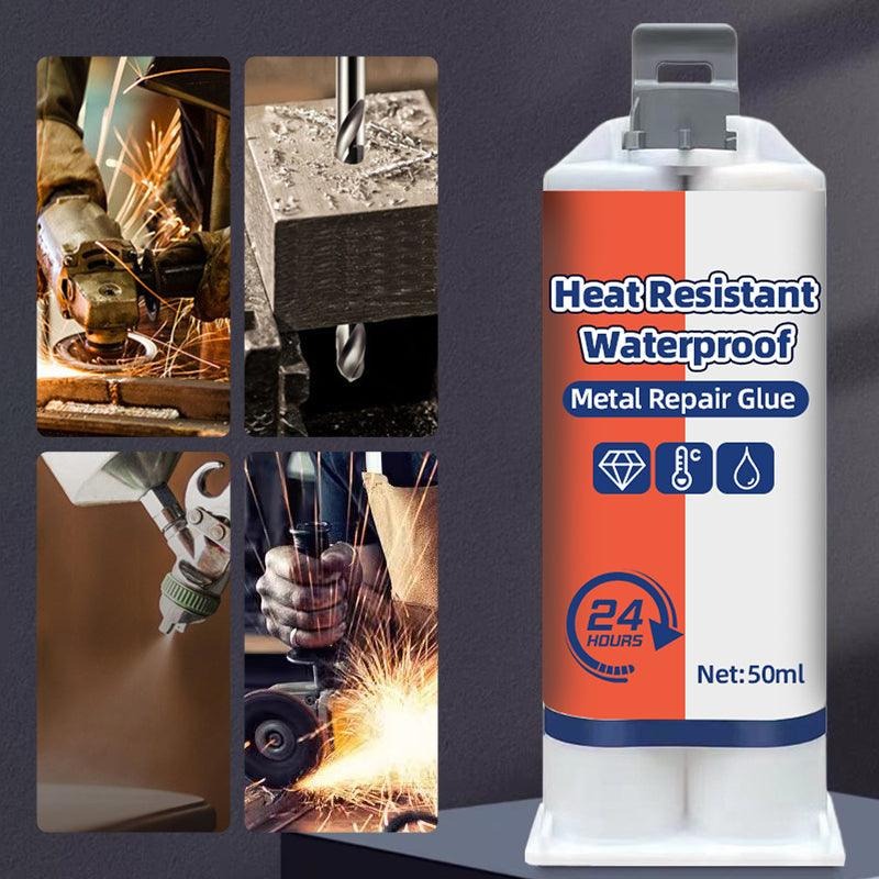 ⏰Heat Resistant Waterproof Metal Repair Glue Secondary image
