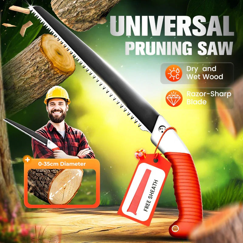 Lightweight and sharp universal pruning saw with sheath Main image
