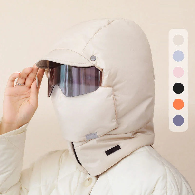 ❄️Winter Offer🍂 - Windproof, fully covering outdoor riding mask with goggles