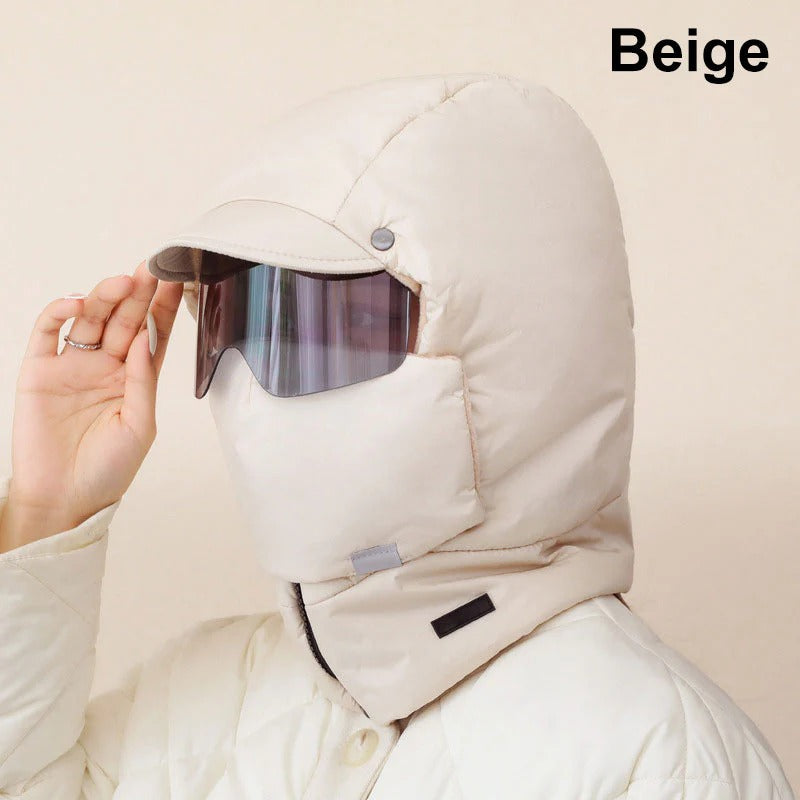 ❄️Winter Offer🍂 - Windproof, fully covering outdoor riding mask with goggles