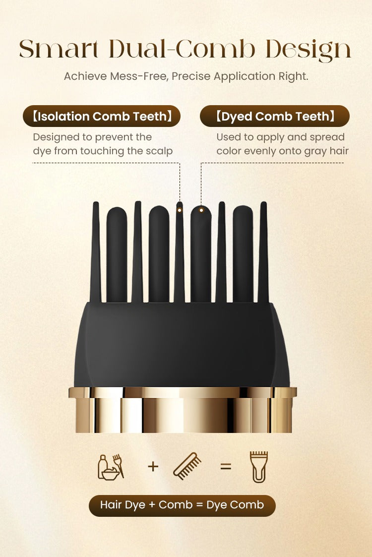 ✨2-in-1 Convenient Hair Dye Comb For Gray Hair（67% OFF） Secondary image