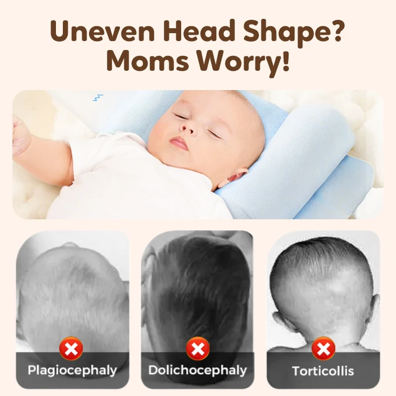 🔥New Upgrades👶All-Season Breathable Shaping Pillow for Baby Development Secondary image