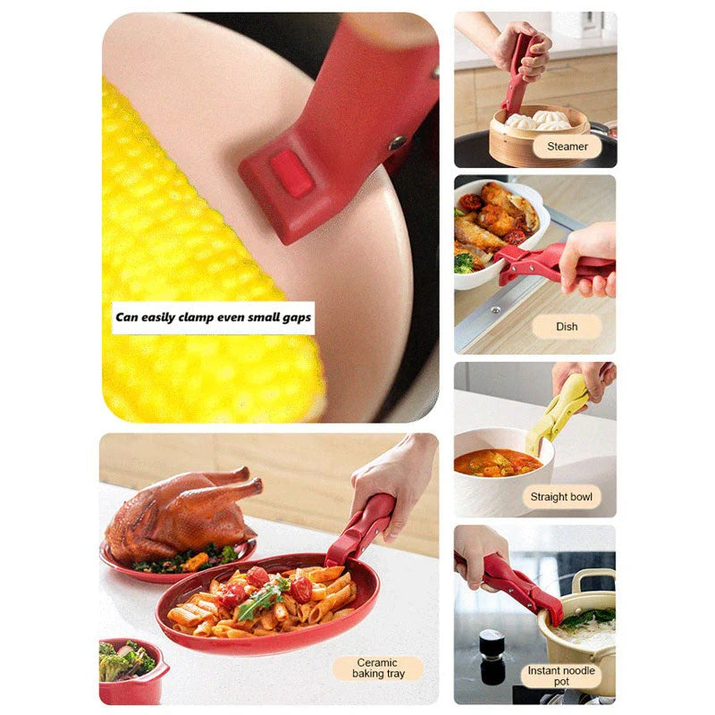 🎁Multi-Purpose Anti-Scald Bowl Holder Clip for Kitchen | 🔥 Buy 1 Get 1 Free 🔥
