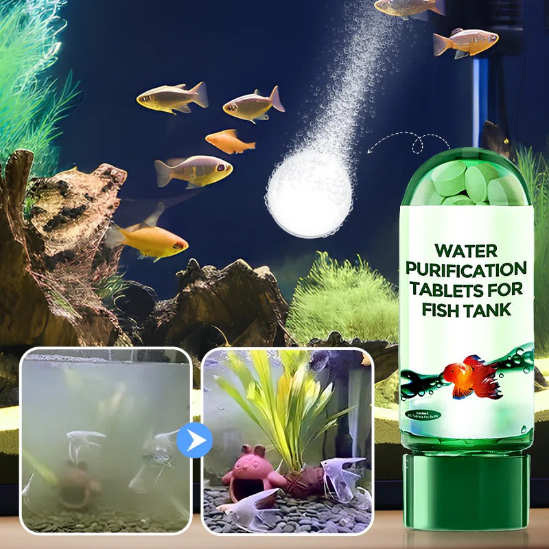 ♻️💧Powerful water purification tablet for aquariums Main image