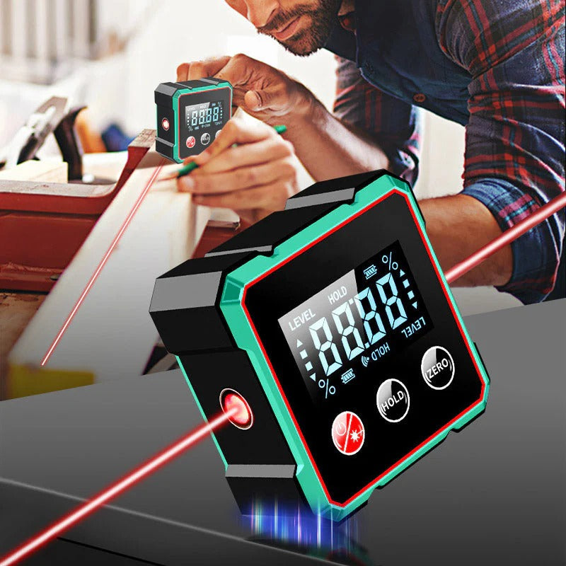Magnetic Digital Angle Finder with Electronic Laser Main image