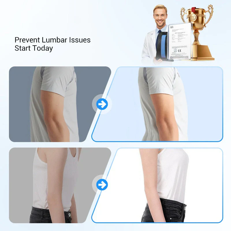 🔥 Magnetic Lumbar Stretcher – Acupressure Massage, Portable Design & Relieves Back Pain 🧘‍♂️✨