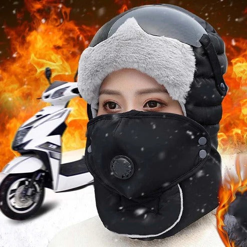 💖Thermal Hat with Detachable Breathing-Valve Mask