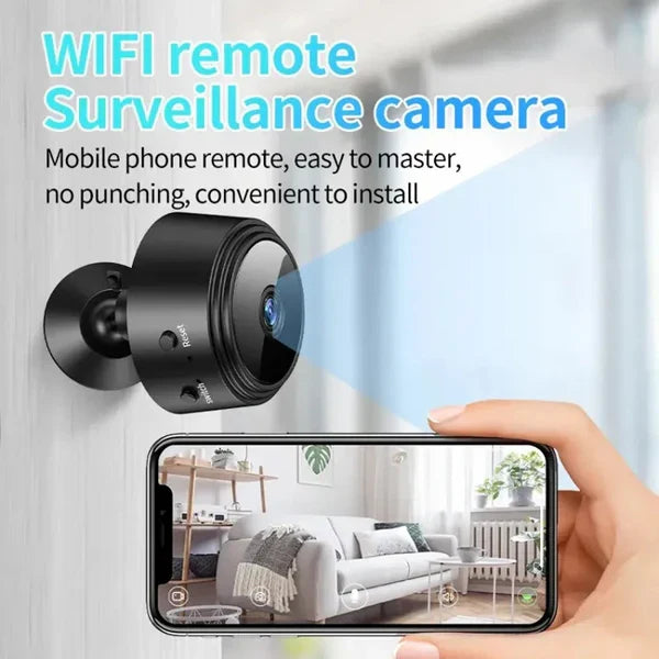 HD Mini WiFi Spy Camera – 1080P Wireless Magnetic Security Camera with Night Vision & Motion Detection