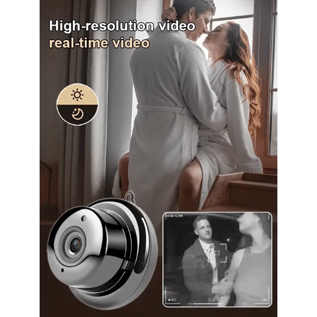 HD Mini WiFi Spy Camera – 1080P Wireless Magnetic Security Camera with Night Vision & Motion Detection