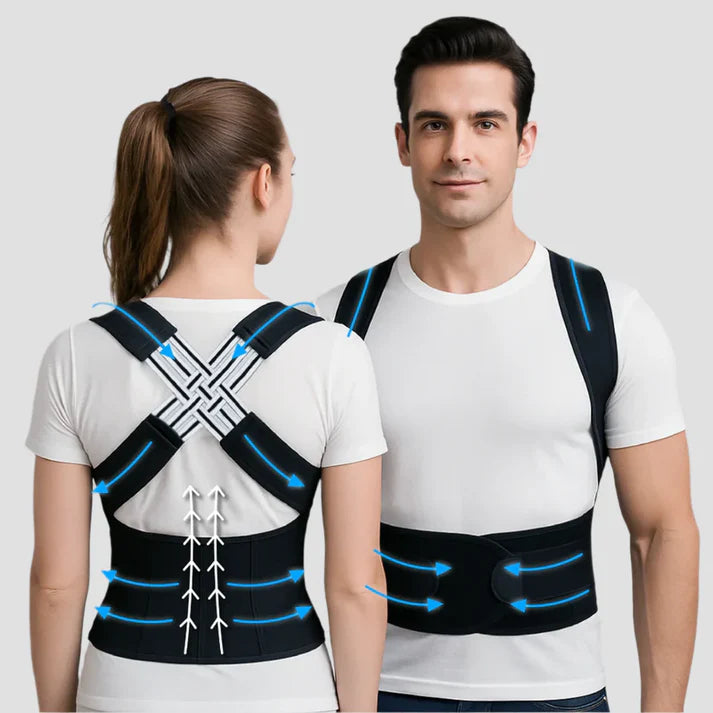 Adjustable Back Posture Corrector Belt for Men and Women Secondary image