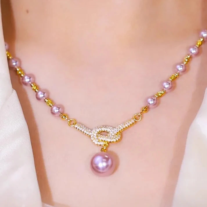 Women's Elegant Simulated Pearl Necklace