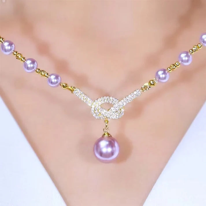 Women's Elegant Simulated Pearl Necklace