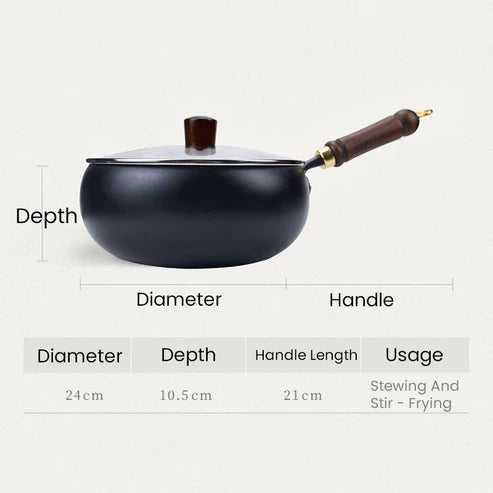 🔥Hot Sale 50% OFF🔥Artisan Unenameled Cast Iron Casserole