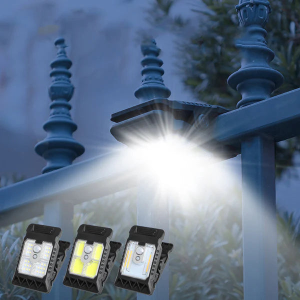 💡 Outdoor solar lamp with clip and motion sensor 🔥 Main image
