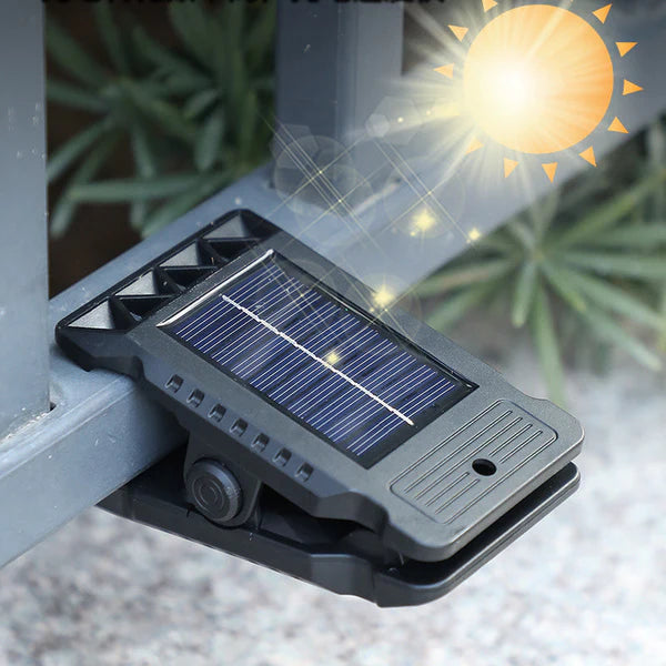 💡 Outdoor solar lamp with clip and motion sensor 🔥
