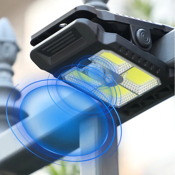 💡 Outdoor solar lamp with clip and motion sensor 🔥