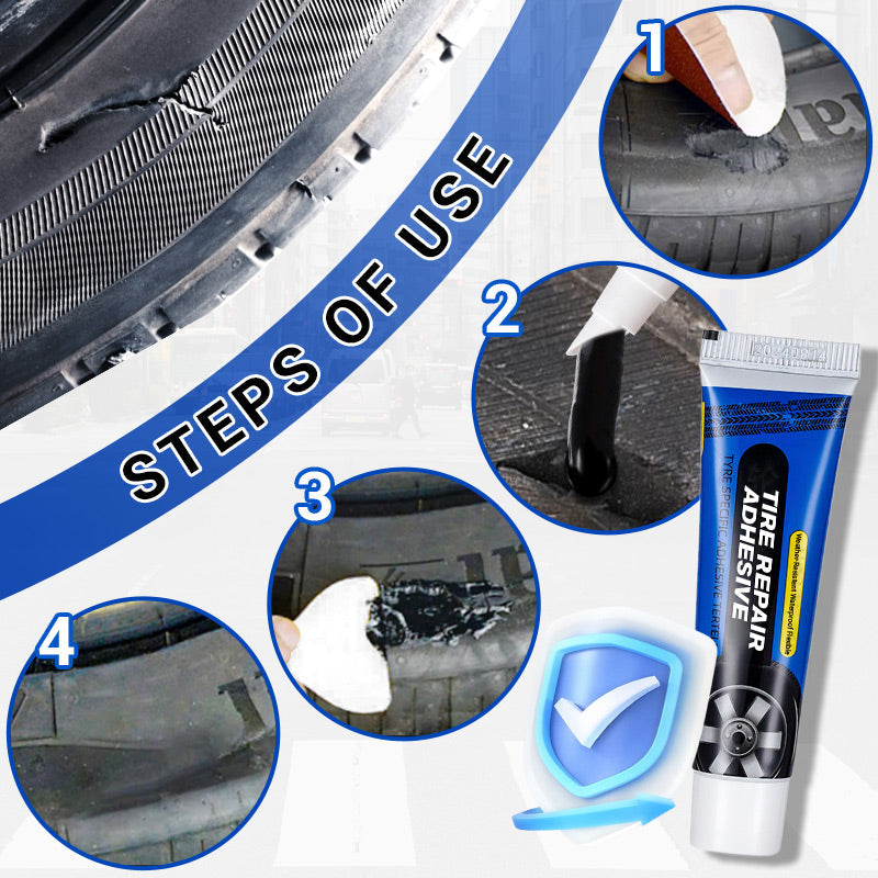 Weather-Resistant Waterproof Flexible Tire Repair Adhesive (BUY 1 GET 1 FREE ) Secondary image