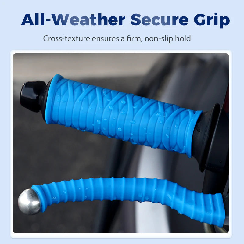 Universal Silicone Handlebar & Brake Lever Grip Covers Secondary image