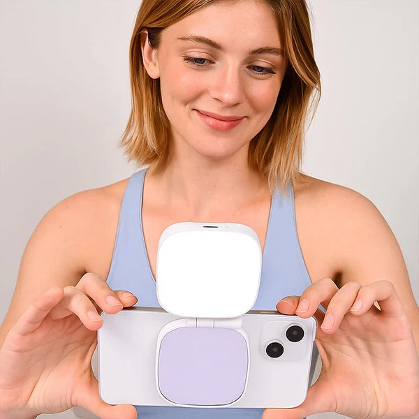 3-in-1 Portable Magnetic Selfie Light for Smartphones Secondary image