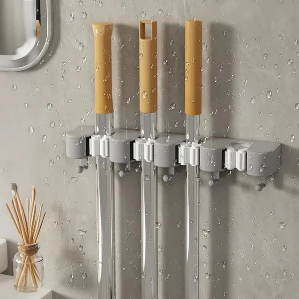 Wall-mounted mop and broom holder Secondary image