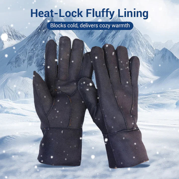 🎉50% OFF🎉Warm, soft and lined gloves with extended cuff Main image